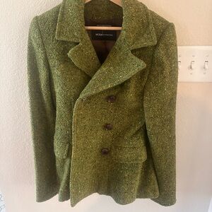 Green wool jacket